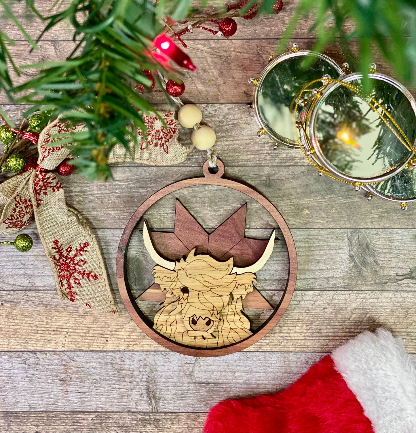 Highland Cow Ornament