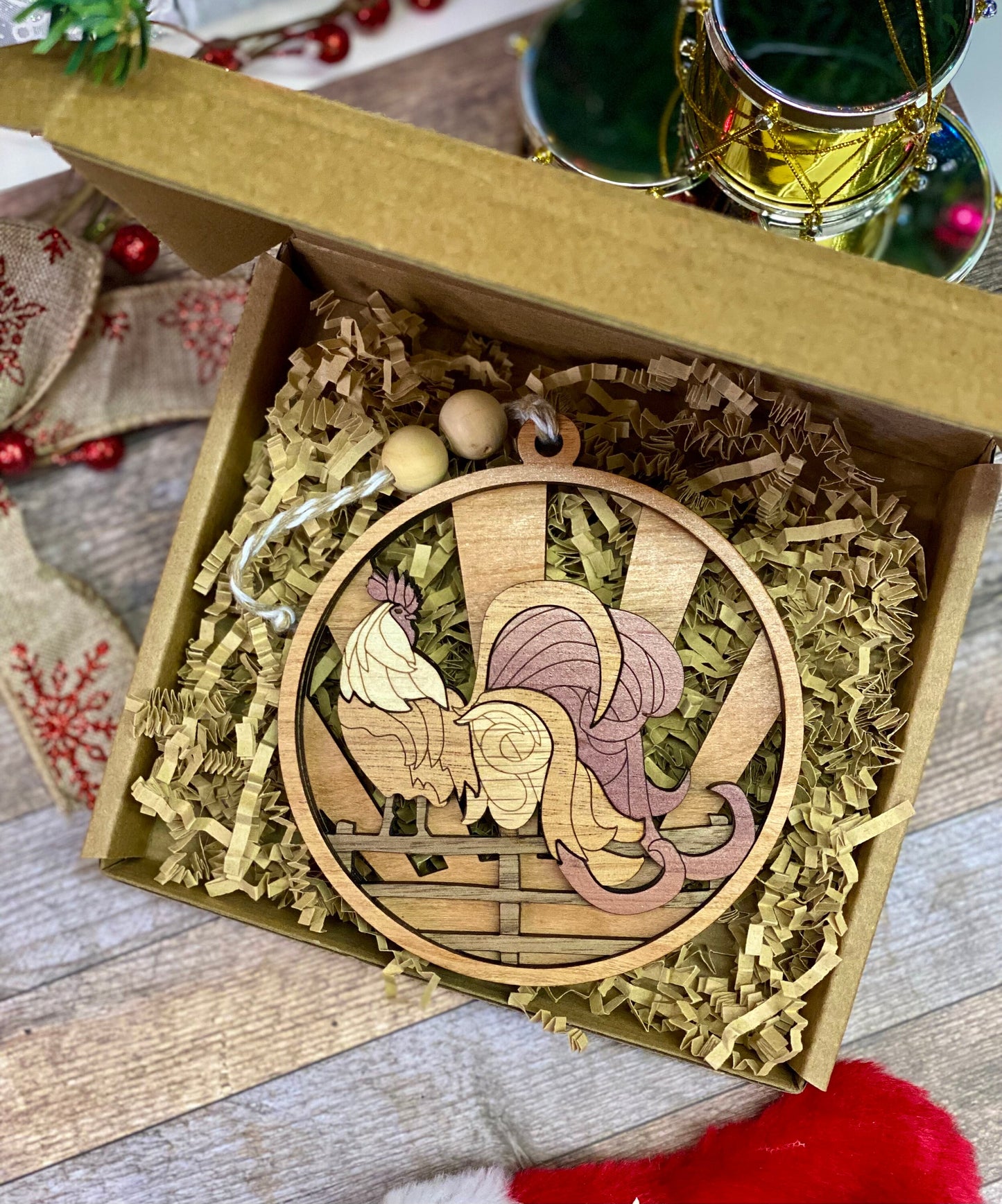 Rooster Ornament