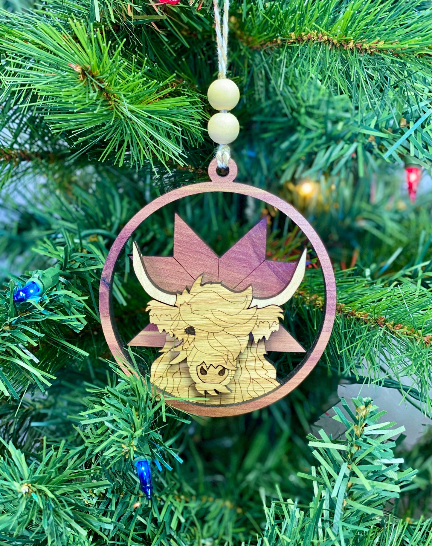 Highland Cow Ornament